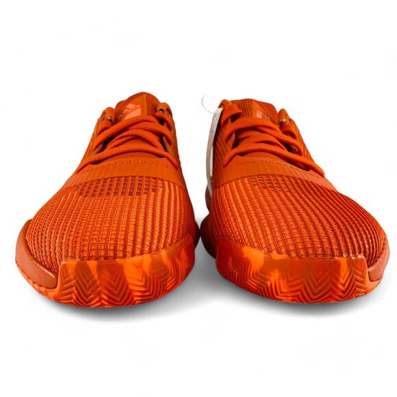 adidas Pro Bounce 2019 Low Solar Red White Men's Basketball Shoes EF0670 - Picture 5 of 8